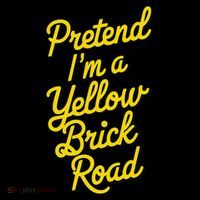 Funny Pretend IM A Yellow Brick Road Baby Bodysuit thumb 2