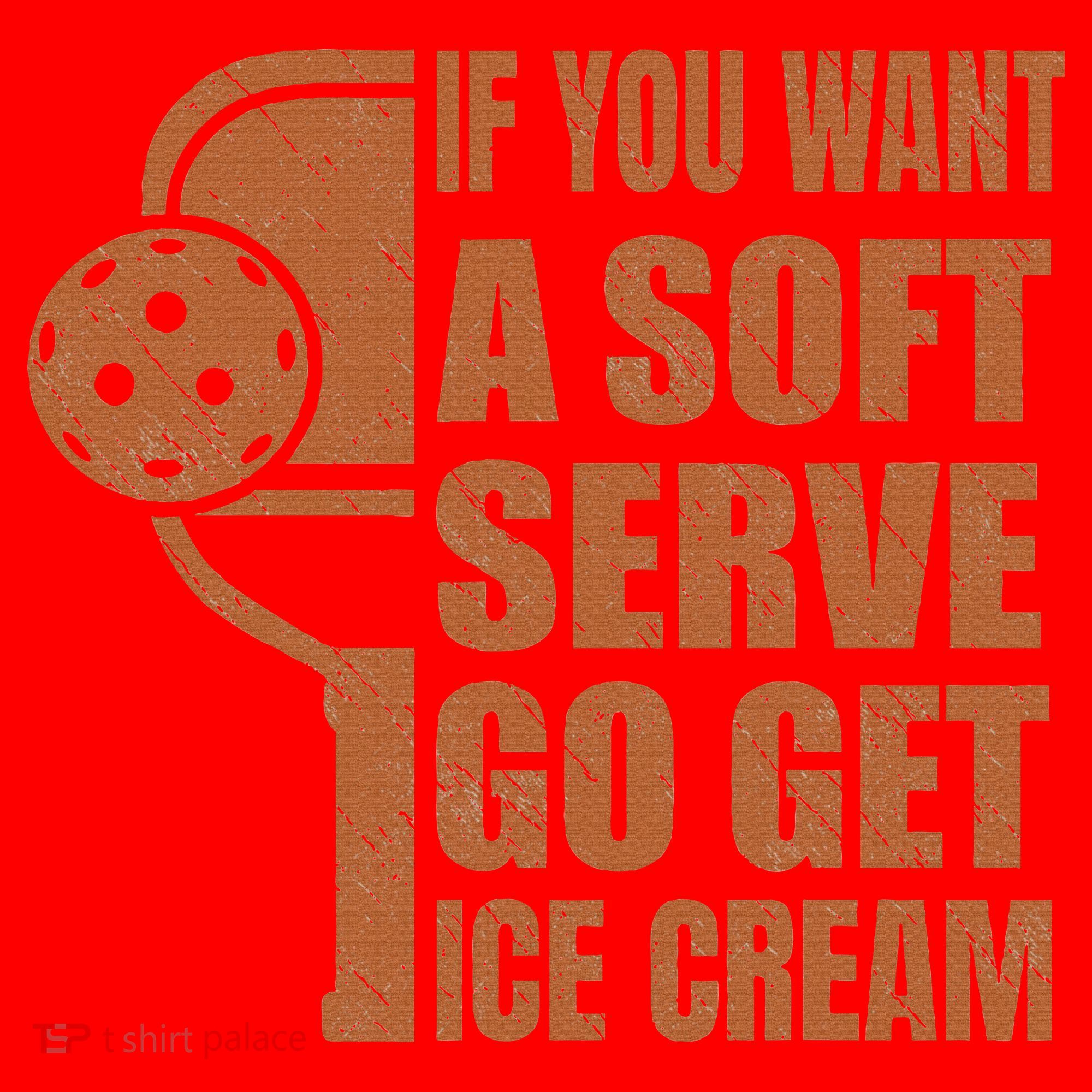 Funny Pickleball If You Want Soft Serve Go Get Ice Cream  Santa Hat