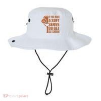 Funny Pickleball If You Want Soft Serve Go Get Ice Cream  Bucket Hat thumb 0