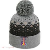 Figt Painting Imagination Journey Little Spark Ride The Baniff Cuffed Pom Beanie thumb 0
