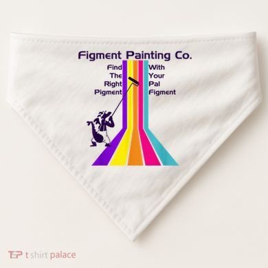Figt Painting Imagination Journey Little Spark Ride USA-Made Doggie Bandana