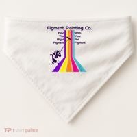 Figt Painting Imagination Journey Little Spark Ride USA-Made Doggie Bandana thumb 0