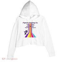 Figt Painting Imagination Journey Little Spark Ride Crop Fleece Hoodie thumb 0