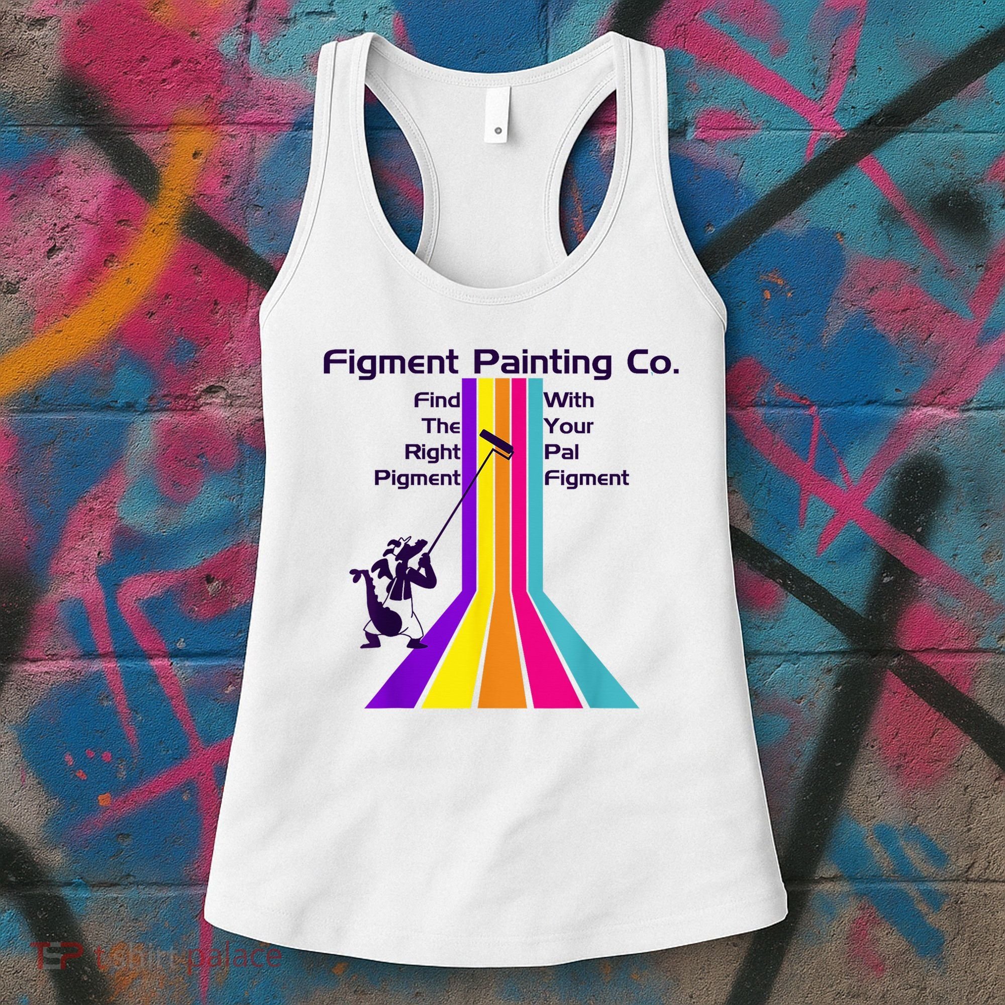 Figt Painting Imagination Journey Little Spark Ride Women's Tank Top