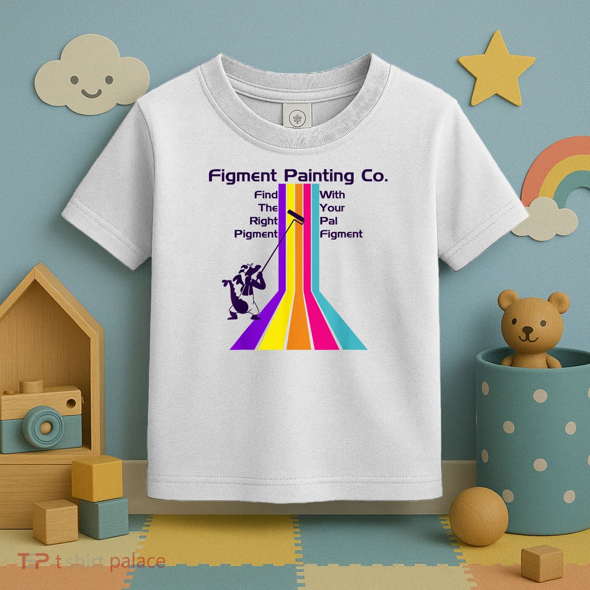 Figt Painting Imagination Journey Little Spark Ride Toddler T-Shirt