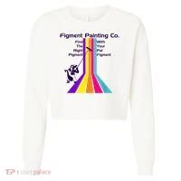 Figt Painting Imagination Journey Little Spark Ride Cropped Pullover Crew thumb 0