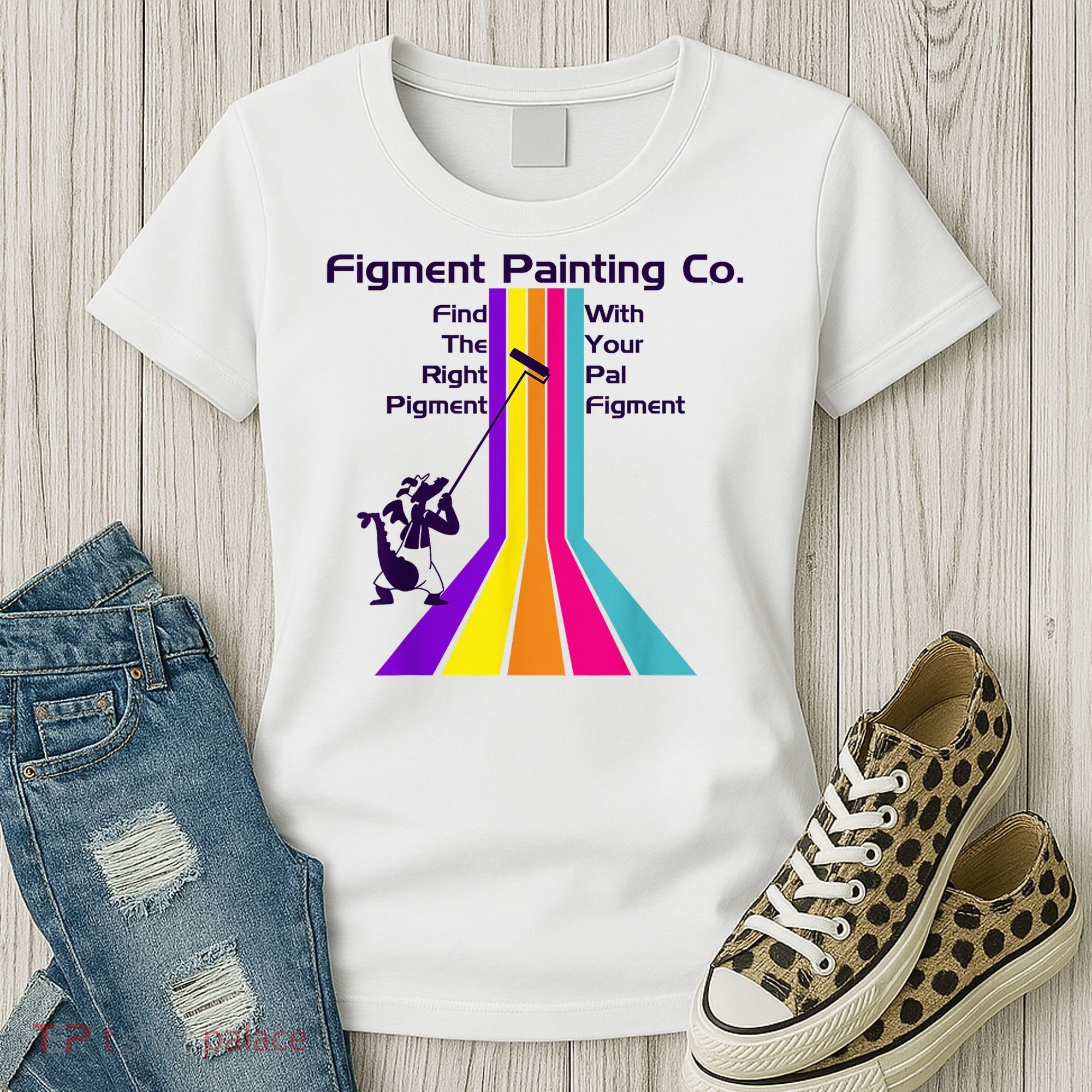 Figt Painting Imagination Journey Little Spark Ride Women's T-Shirt
