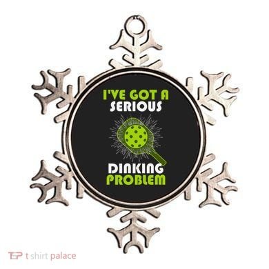 Funny Pickleball IVe Got A Serious Dinking Problem Ornament