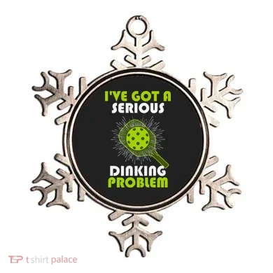 Funny Pickleball IVe Got A Serious Dinking Problem Ornament