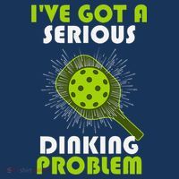 Funny Pickleball IVe Got A Serious Dinking Problem Doggie Tank thumb 4