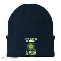 Funny Pickleball IVe Got A Serious Dinking Problem Beanie thumb 0