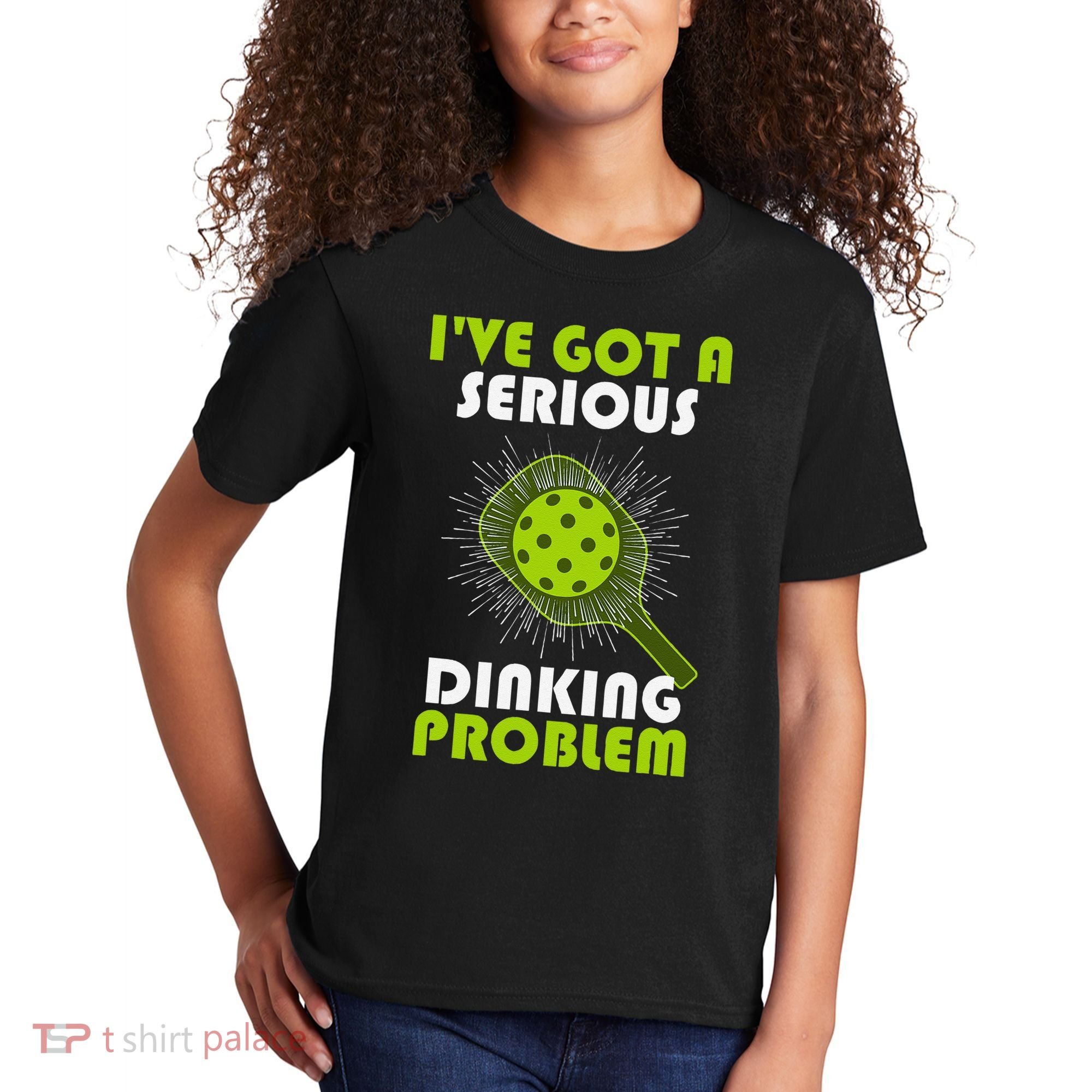 Funny Pickleball IVe Got A Serious Dinking Problem Kids T-Shirt