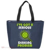 Funny Pickleball IVe Got A Serious Dinking Problem Tote Bag thumb 0