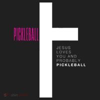 Funny Pickleball Jesus Cross Dink Shot Legend Paddle Pickler Women's Sweatshirt thumb 2