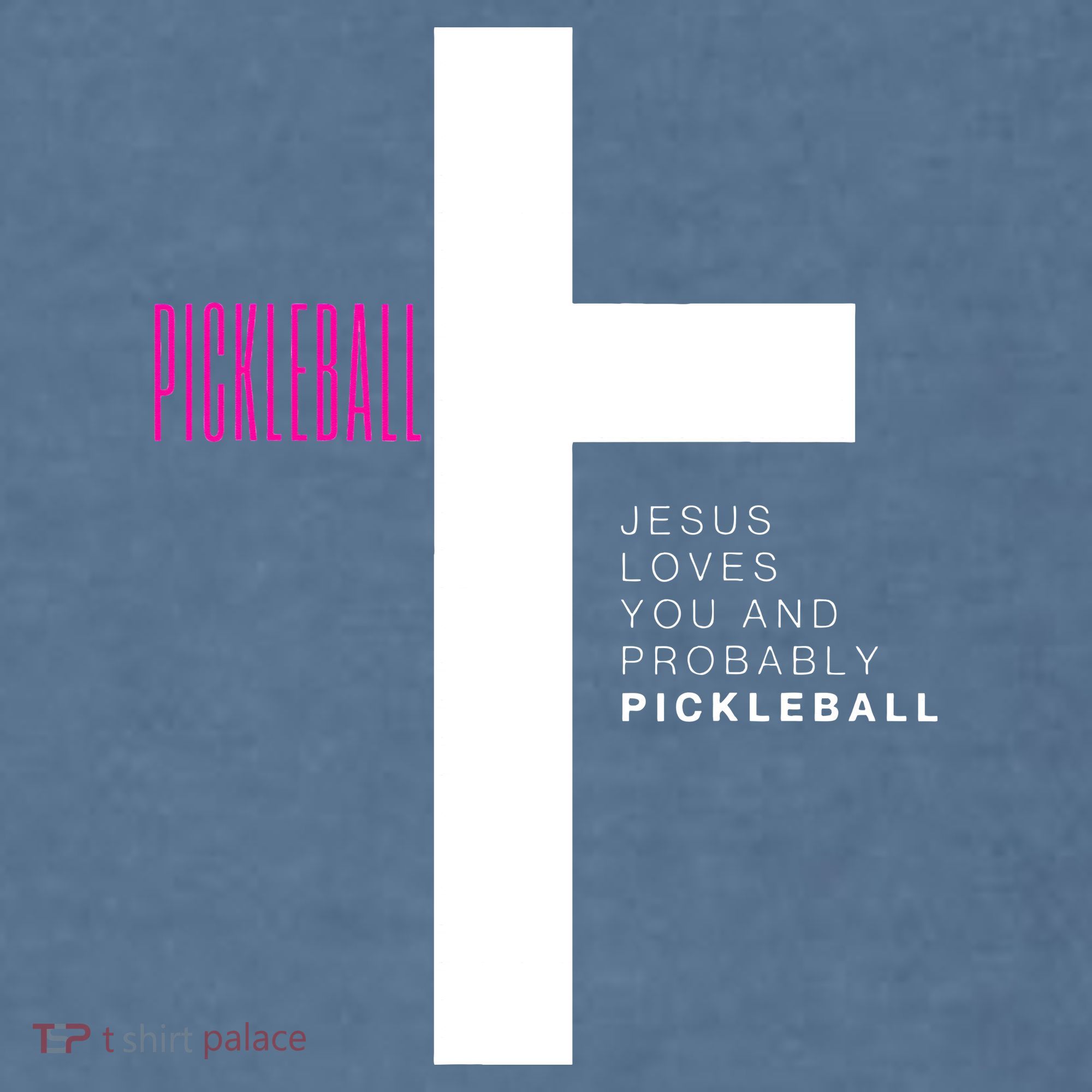 Funny Pickleball Jesus Cross Dink Shot Legend Paddle Pickler Garment-Dyed Sweatshirt