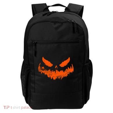 Funny Pumpkin Jack O Lantern Scary Pumpkin Face Halloween Backpack