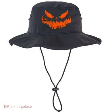 Funny Pumpkin Jack O Lantern Scary Pumpkin Face Halloween Bucket Hat