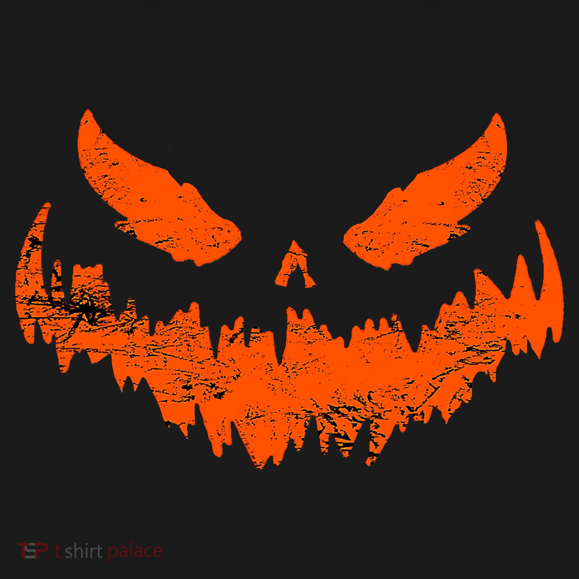 Funny Pumpkin Jack O Lantern Scary Pumpkin Face Halloween Women's Tank Top