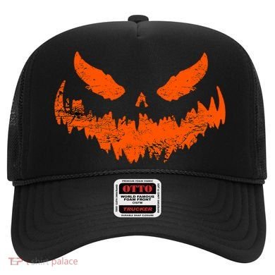 Funny Pumpkin Jack O Lantern Scary Pumpkin Face Halloween Hat