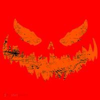 Funny Pumpkin Jack O Lantern Scary Pumpkin Face Halloween Santa Hat thumb 1