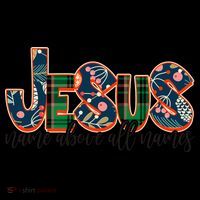 Festive Patten Jesus Name Above All Names Coffee Mug thumb 5