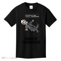 Funny Psychology Joke Sigmund Freud Beware Of Freudian Slips Kids T-Shirt thumb 0