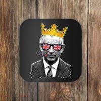 Funny Party King Coronation Prince King Charles Coaster thumb 0