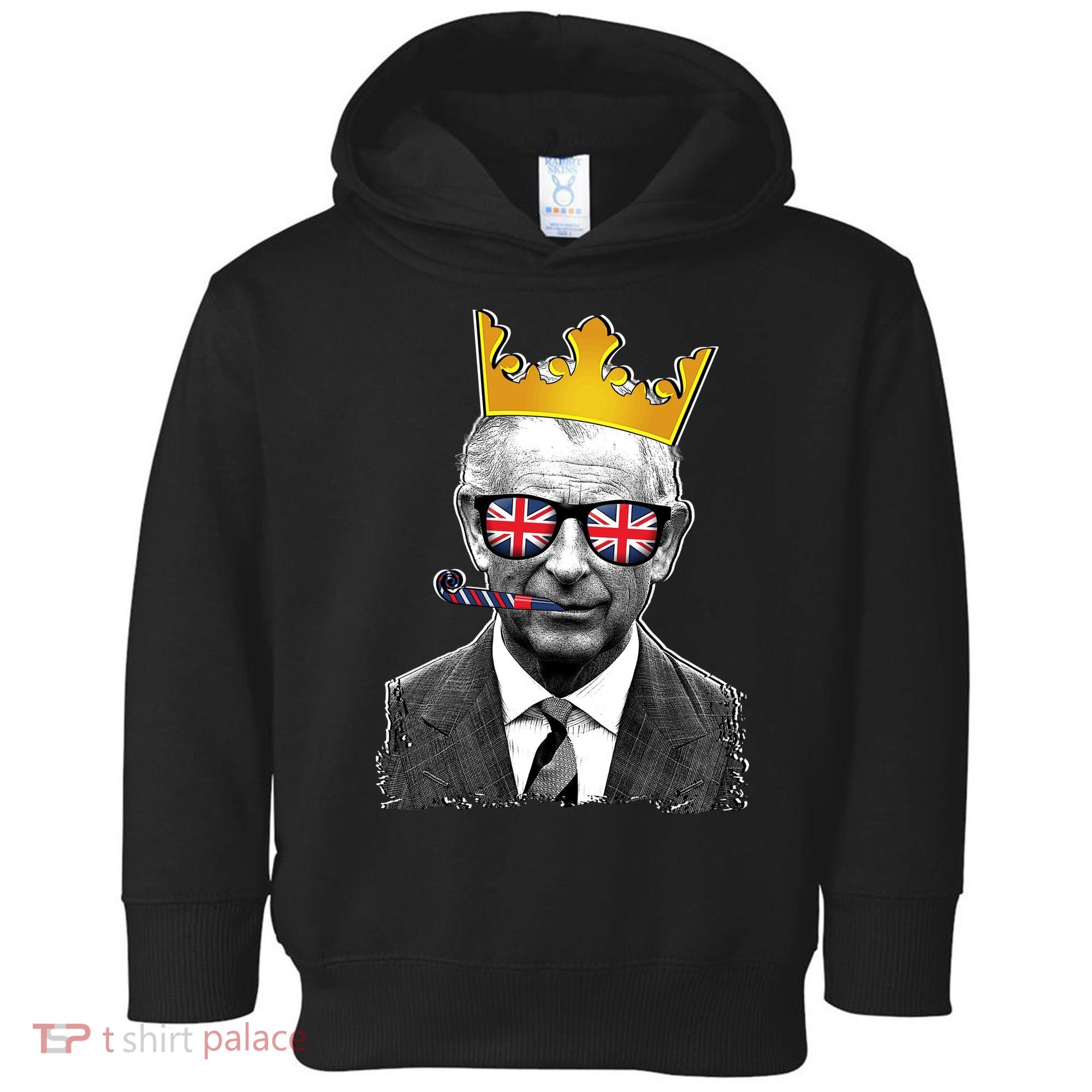 Funny Party King Coronation Prince King Charles Toddler Hoodie