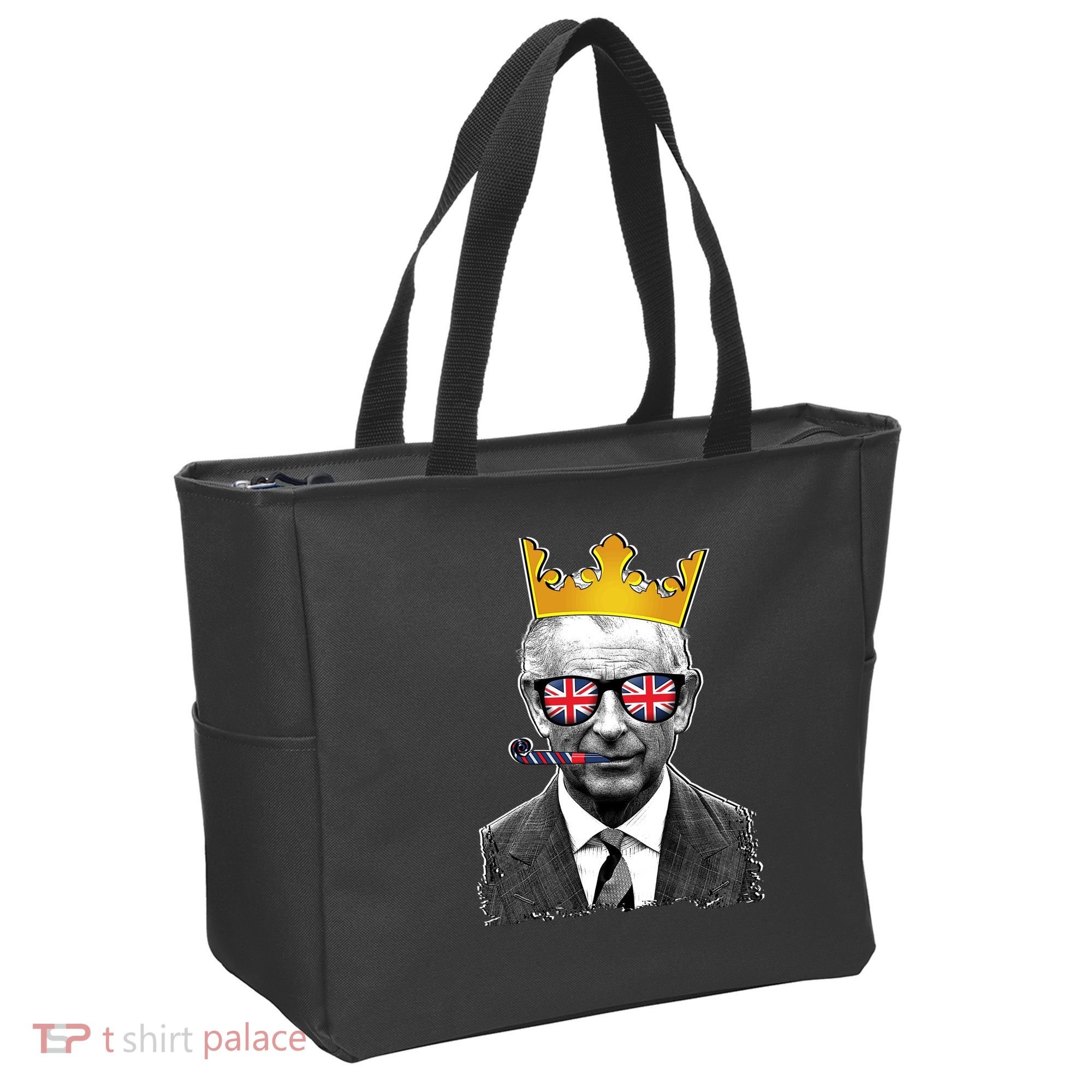Funny Party King Coronation Prince King Charles Tote Bag