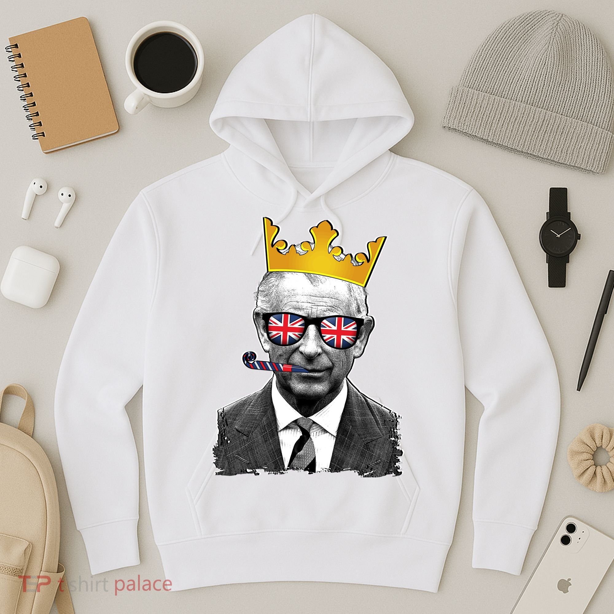 Funny Party King Coronation Prince King Charles Hoodie