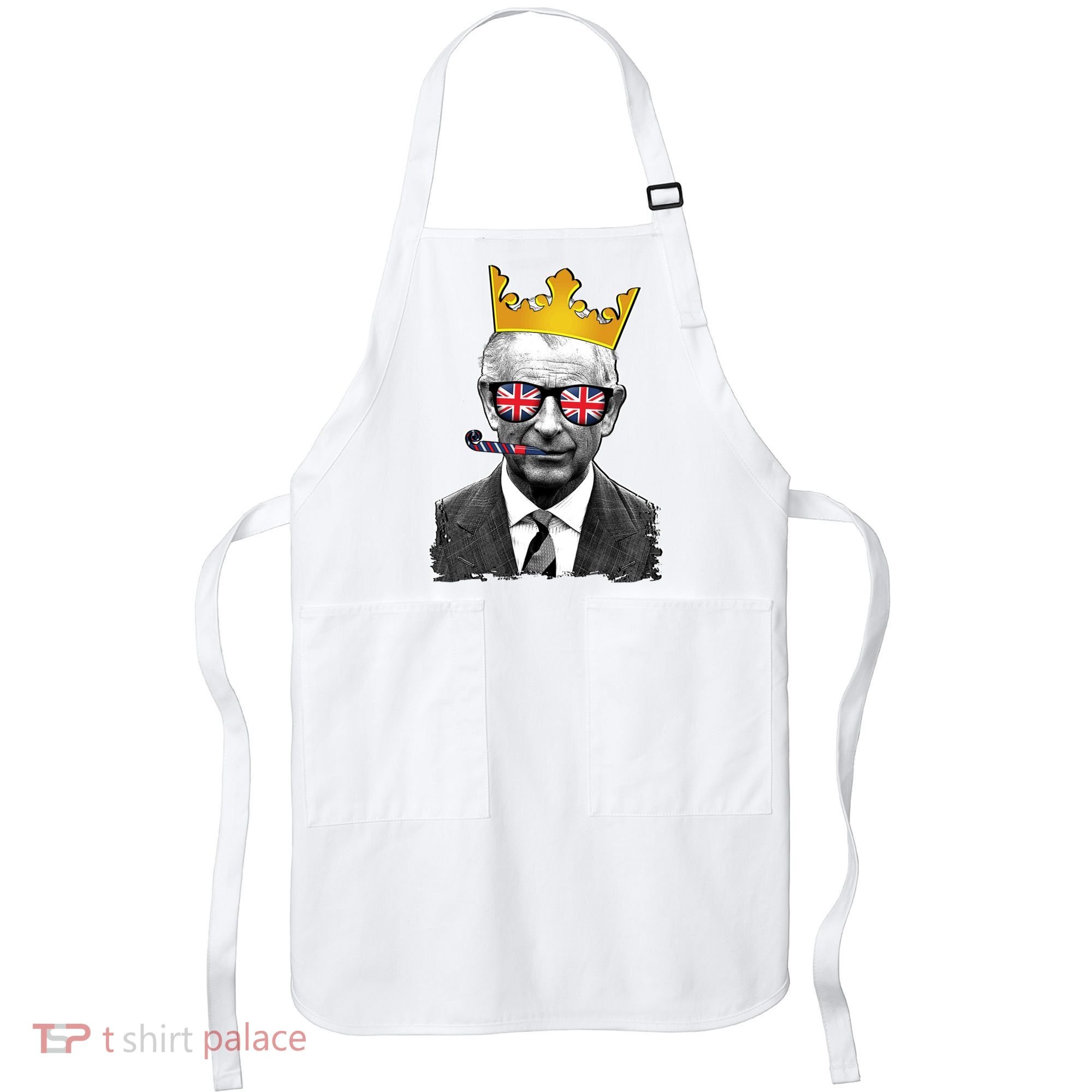 Funny Party King Coronation Prince King Charles Apron