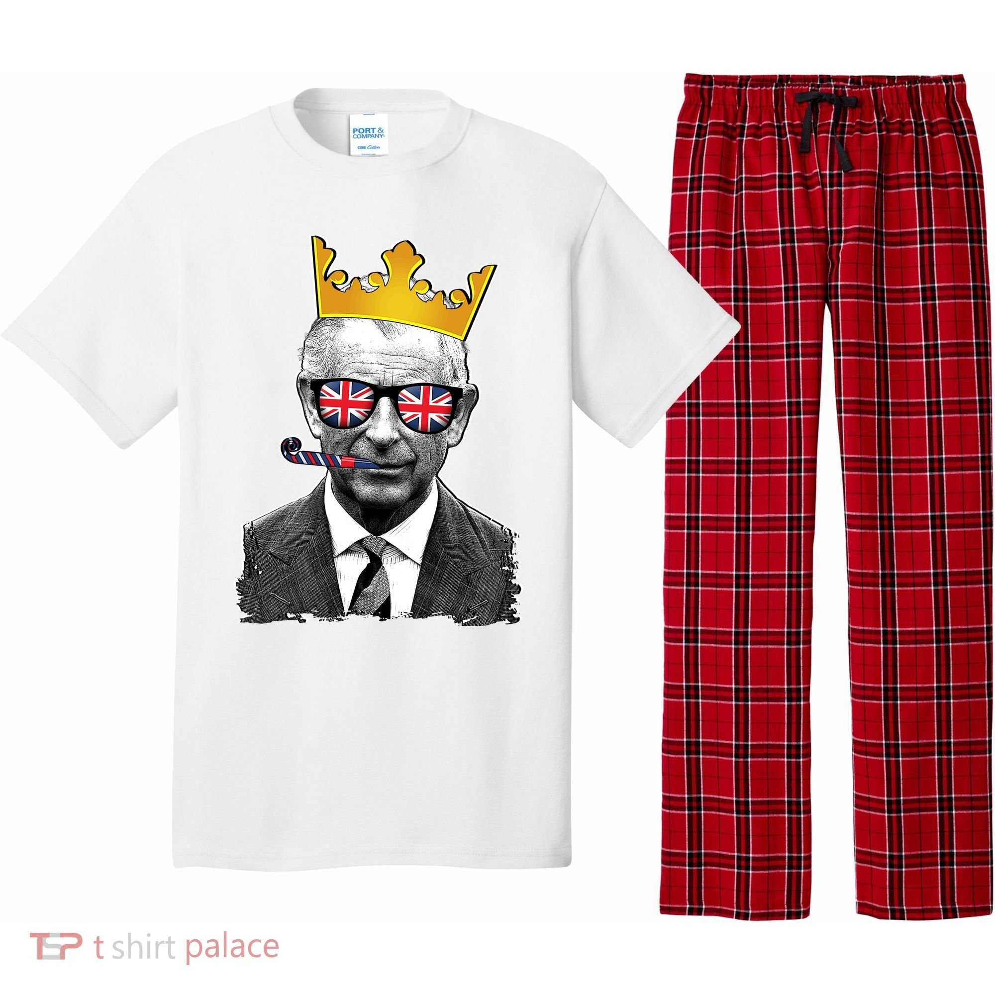 Funny Party King Coronation Prince King Charles Pajama Set