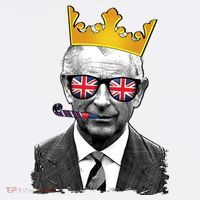 Funny Party King Coronation Prince King Charles Mousepad thumb 1