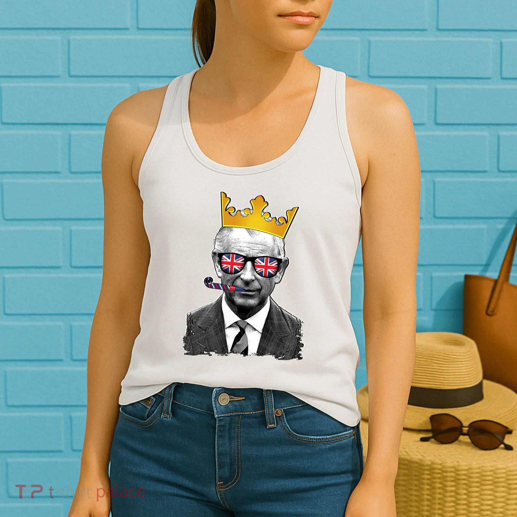 Funny Party King Coronation Prince King Charles Women's Tank Top