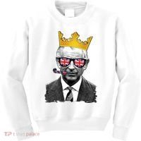 Funny Party King Coronation Prince King Charles Kids Sweatshirt thumb 0