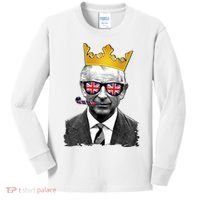 Funny Party King Coronation Prince King Charles Kids Long Sleeve Shirt thumb 0