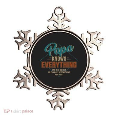 Funny Papa Knows Everything For Grandpa Or Dad Fathers Day Ornament