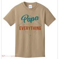 Funny Papa Knows Everything For Grandpa Or Dad Fathers Day Kids T-Shirt thumb 0