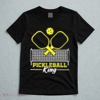 Funny Pickleball King Vintage Retro T-Shirt thumb 5