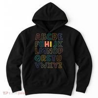 Funny Pre K Kindergarten Hi Alphabet Back To School Teachers Hoodie thumb 0