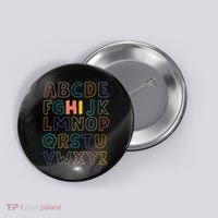 Funny Pre K Kindergarten Hi Alphabet Back To School Teachers Button thumb 0