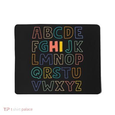Funny Pre K Kindergarten Hi Alphabet Back To School Teachers Mousepad