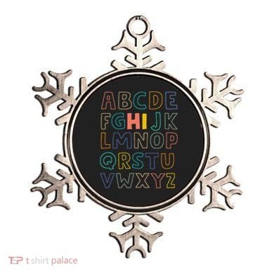Funny Pre K Kindergarten Hi Alphabet Back To School Teachers Ornament