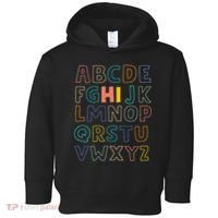 Funny Pre K Kindergarten Hi Alphabet Back To School Teachers Toddler Hoodie thumb 0