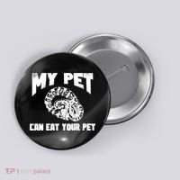 Funny Pet Love Ball Python Gift Funny Gift Snake Lovers Gift Button thumb 0