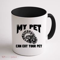 Funny Pet Love Ball Python Gift Funny Gift Snake Lovers Gift Coffee Mug thumb 1