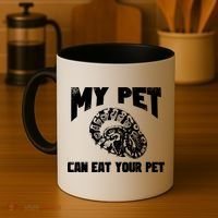 Funny Pet Love Ball Python Gift Funny Gift Snake Lovers Gift Coffee Mug thumb 4