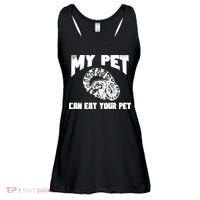 Funny Pet Love Ball Python Gift Funny Gift Snake Lovers Gift Ladies Essential Flowy Tank thumb 0