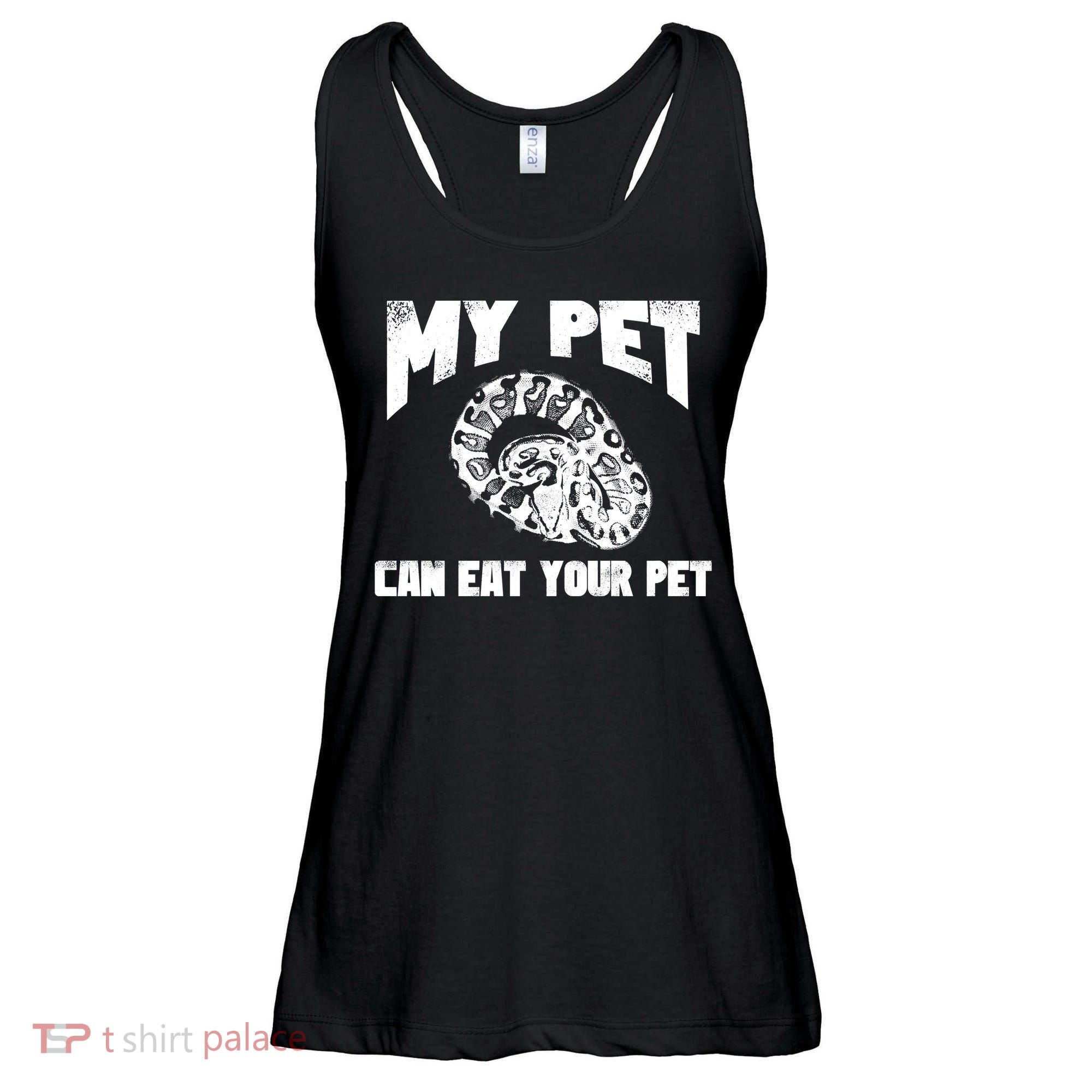 Funny Pet Love Ball Python Gift Funny Gift Snake Lovers Gift Ladies Essential Flowy Tank