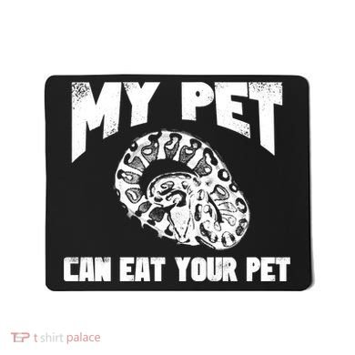 Funny Pet Love Ball Python Gift Funny Gift Snake Lovers Gift Mousepad